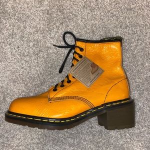 Rare Vintage Orange Dr. Martens